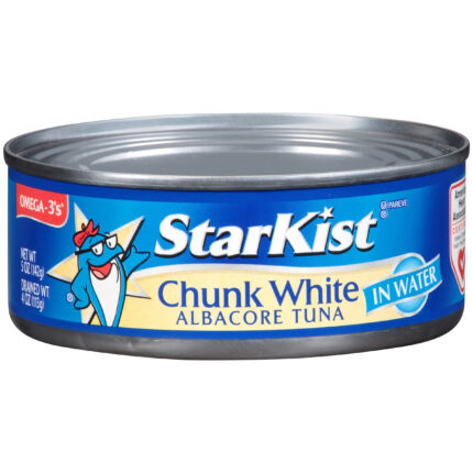 Starkist, Chunk White Albacore Tuna In Water, Case Of 12, 5 Oz