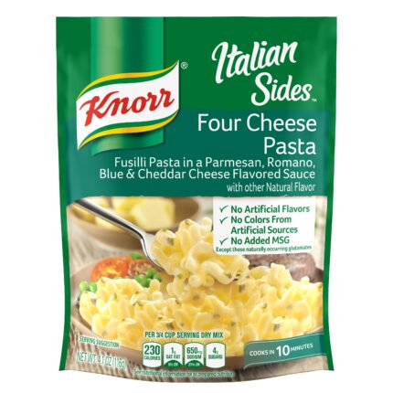Knorr, Pasta Sides Four Cheese Pasta, Case Of 8, 4.1 Oz