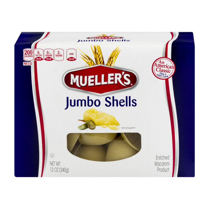 Mueller'S, Jumbo Shells, Case Of 12, 12 Oz - Image 1