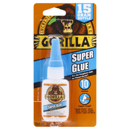 Gorilla, Super Glue Bottle, Case Of 6, .5 Oz