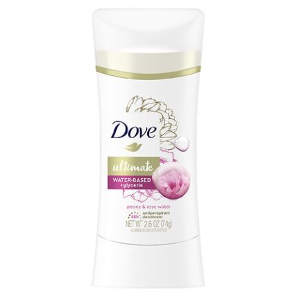 Dove, Antiperspirant Deodorant Stick Peony And Rose Water, Case Of 6, 2.6 Oz