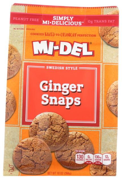 Midel Ginger Snaps 10 Oz