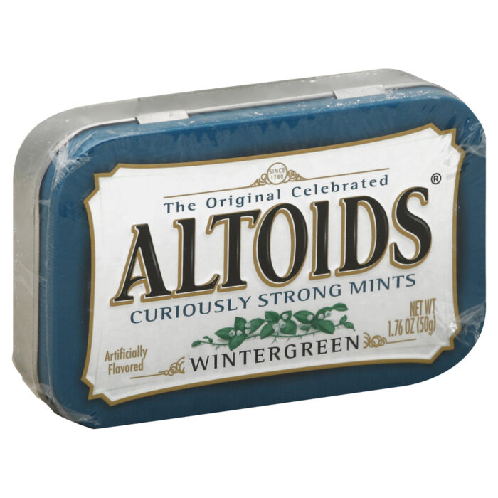 Altoids, Curiously Strong Wintergreen Mints, Case Of 12, 1.76 Oz - Image 1