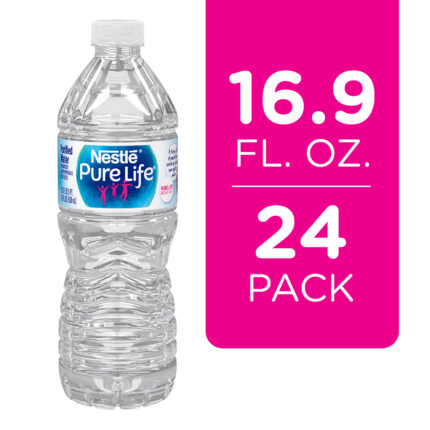 Pure Life, Purified Water Plastic Bottled Water, 1 Each, 16.9 Fl Oz