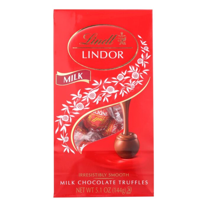 Lindt Truffles,Milk Choc,Bag 5.1 Oz - Image 1