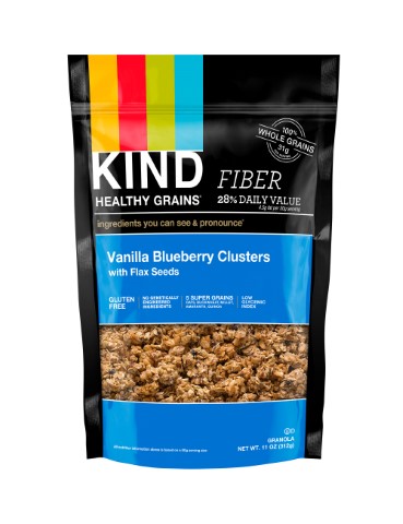 Kind Clstr,Van Blubry W/Flax 11 Oz