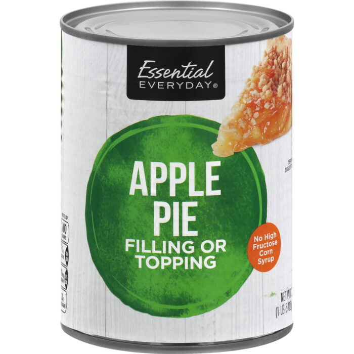 Essential Everyday, Apple Pie Filling Or Topping, Case Of 8, 21 Oz - Image 1