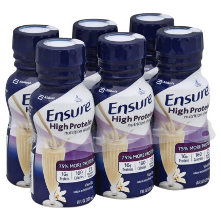 Ensure, High Protein Nutritional Shake Vanilla 6/8 Fl Oz, Case Of 4, 48 Fl Oz