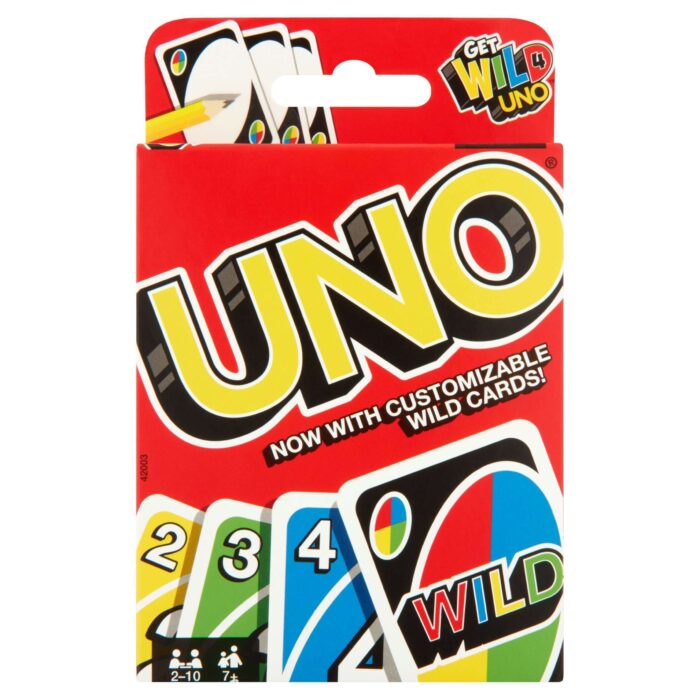 Mattel, Get Wild 4 Uno Card Game, Case Of 12, 1 Ct - Image 1