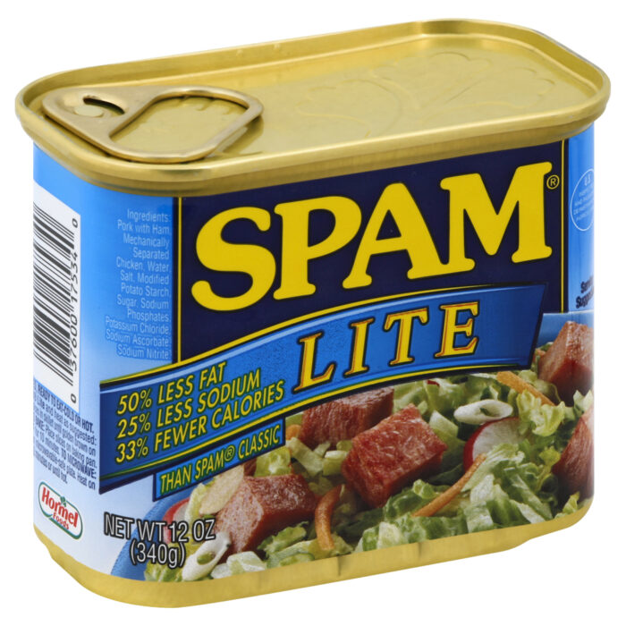 Spam, Spam Lite Luncheon Meat, Case Of 12, 12 Oz - Image 1