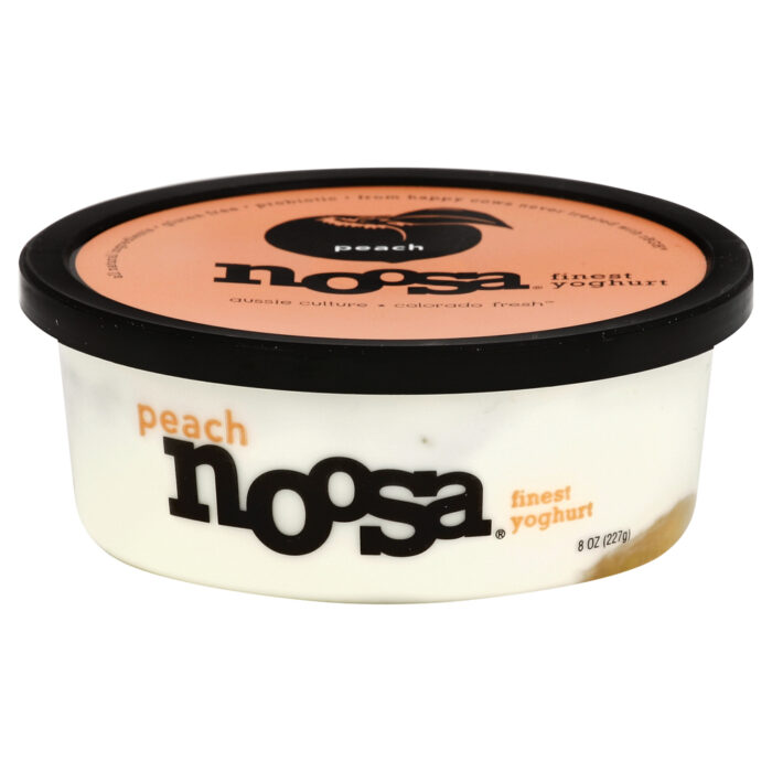 Noosa Yoghurt,Peach 8 Oz - Image 1
