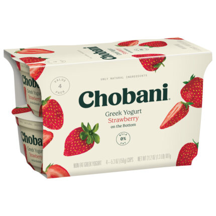 Choban Grk Yog,Nf,Strawberry 4/5.3 Oz