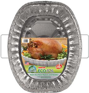 Handifoil, Eco Giant Oval Rack Roaster With Handles, Case Of 50, 1 Ct