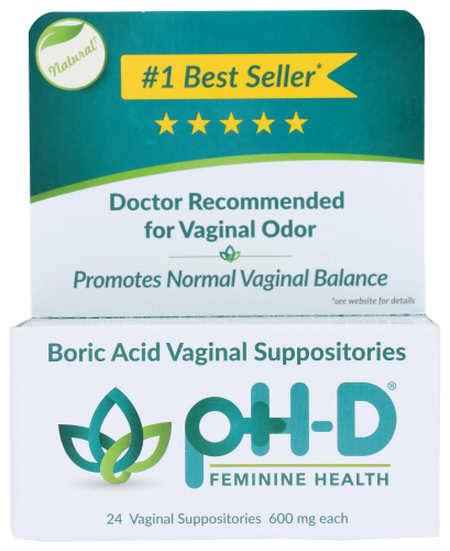 Phd Feminine Health Suppository Vaginal 24 Ea