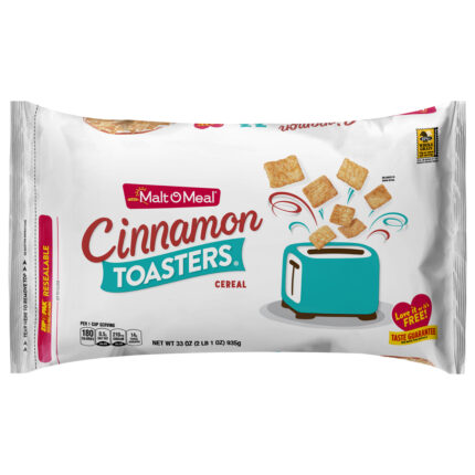 Malt-O-Meal, Cinnamon Toaster Cereal Super Size, Case Of 8, 33 Oz