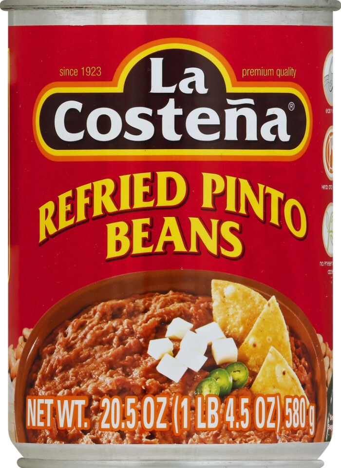 La Costena, Refried Pinto Beans, Case Of 12, 20.5 Oz - Image 1