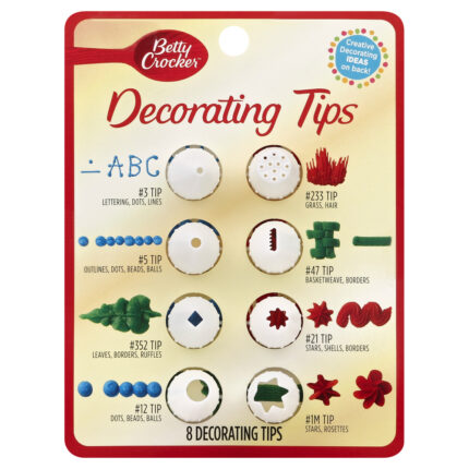 Betty Crocker, Decorating Tips, Case Of 6, 8 Ct
