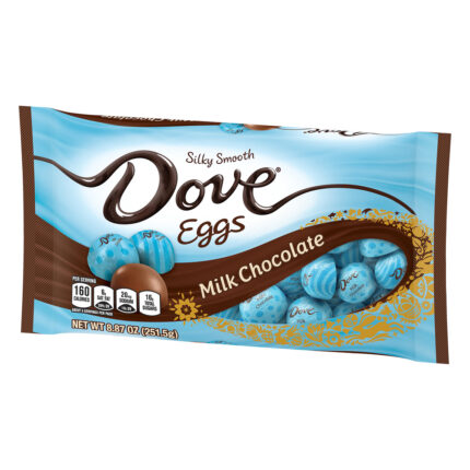 Dove, Easter Milk Chocolate Candy Eggs, Case Of 24, 8.87 Oz