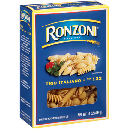 Ronzoni, Trio Italiano Pasta Box, Case Of 12, 16 Oz