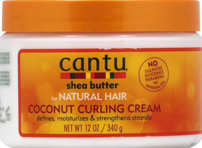 Cantu, For Natural Hair Coconut Curling Cream With Shea Butter, Case Of 3, 12 Oz - Image 1