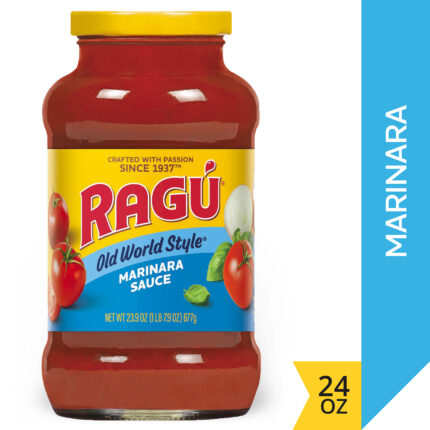 Ragu, Old World Style Marinara Pasta Sauce, Case Of 12, 23.9 Oz