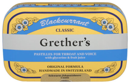 Grethers Pastilles Blackcurrant 2.10 Oz