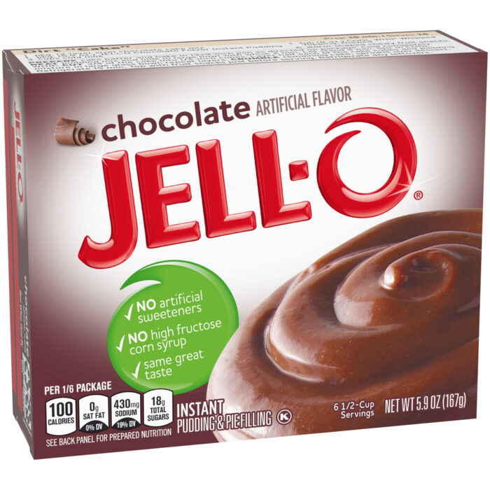 Jell-O, Jello Chocolate Instant Pudding Mix, Case Of 24, 5.9 Oz - Image 1