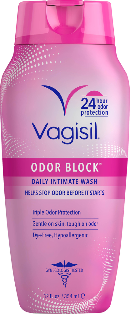 Vagisil, Odor Block Daily Intimate Wash, Case Of 3, 12 Fl Oz