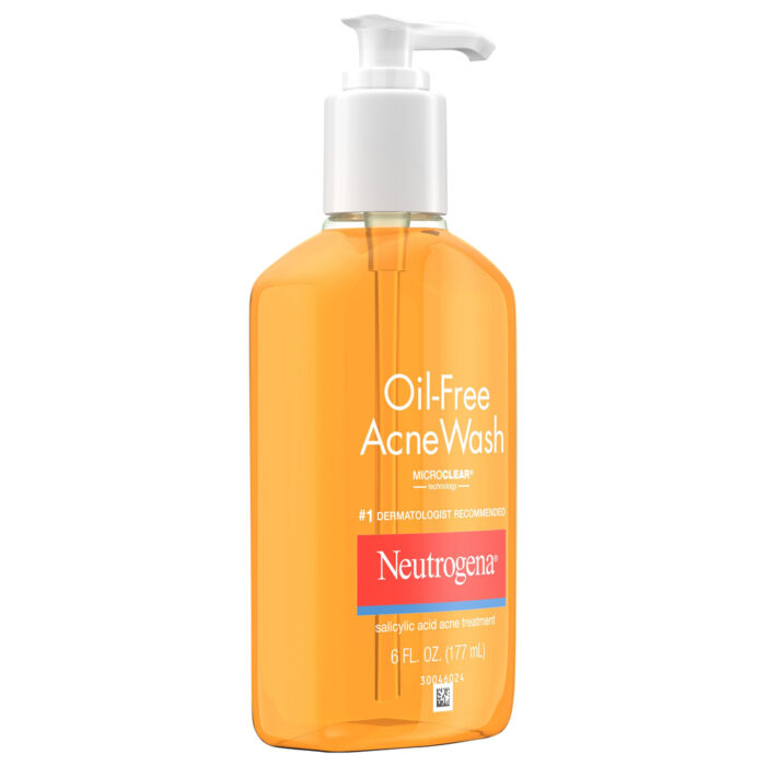 Neutrogena, Oil-Free Salicylic Acid Acne Fighting Face Wash, Case Of 3, 6 Fl Oz - Image 1