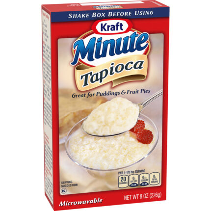 Kraft Minute, Tapioca, Case Of 12, 8 Oz