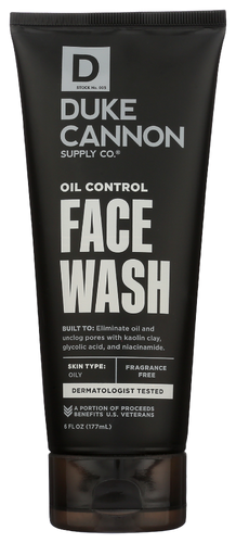 Duke Cannon Wash Face Oil Control 6 Fo