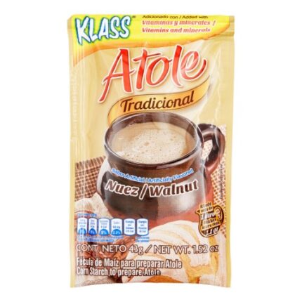 Klass, Atole Nuez Walnut, Case Of 48, 1.52 Oz