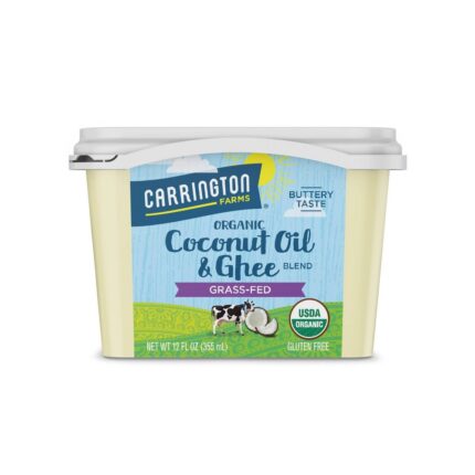Carrington Farms, Organic Coconut Oil And Ghee, Case Of 6, 12 Oz