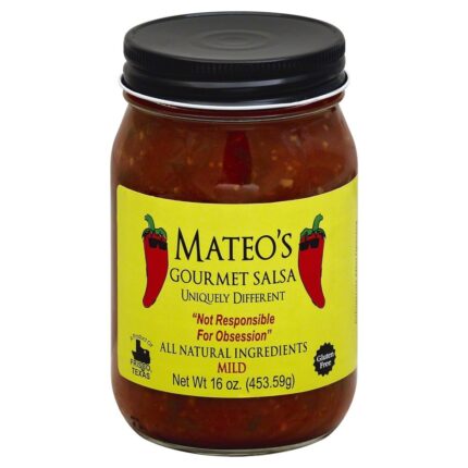 Mateo`S, Gourmet Salsa Mild, Case Of 6, 16 Oz