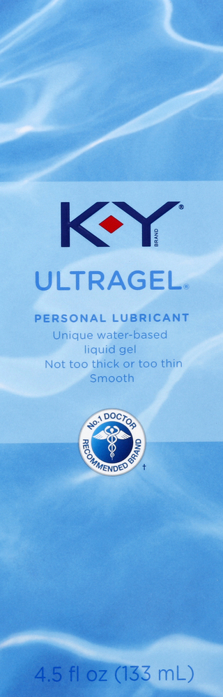 Ky, Ultra Gel Personal Lubricant, Case Of 4, 4.5 Fl Oz