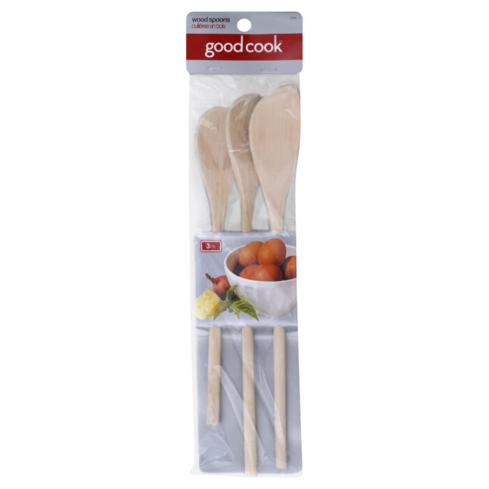 Good Cook, Wooden Spoon Set, Case Of 6, 3 Ct - Image 1