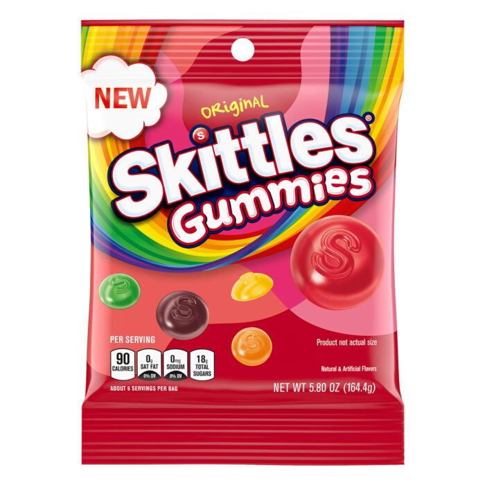 Skittles, Original Gummies, Case Of 12, 5.8 Oz - Image 1