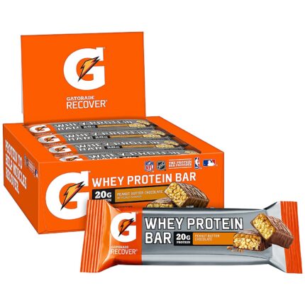Gatorade, Protein Bar Peanut Butter Chocolate, Case Of 12, 2.8 Oz