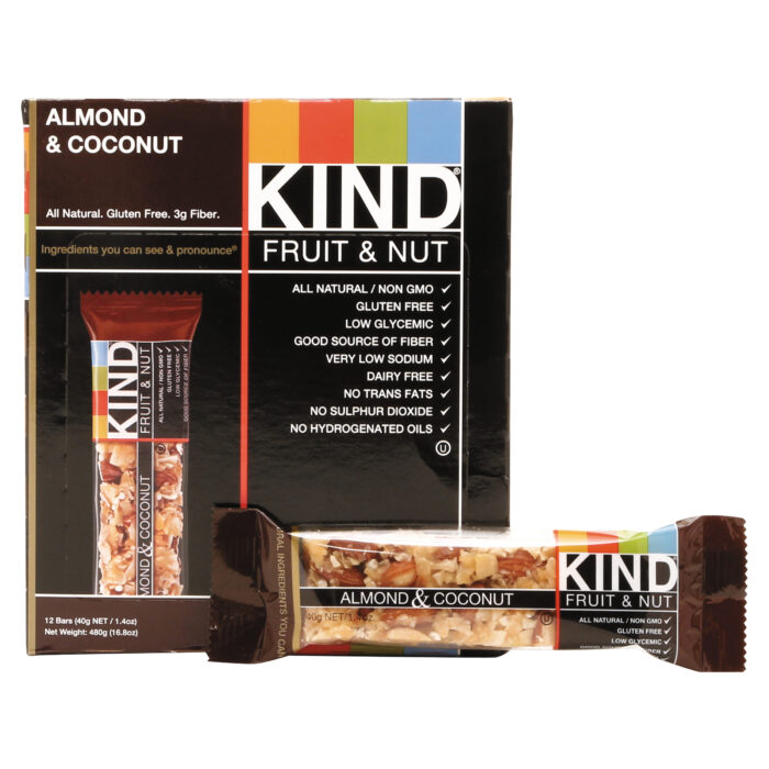 Kind, Fruit & Nut Almond-Coconut Bar, Case Of 12, 1.4 Oz - Image 1