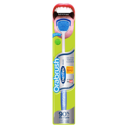 Orabrush, Dual Action Tongue Cleaner, Case Of 6, 1 Ct