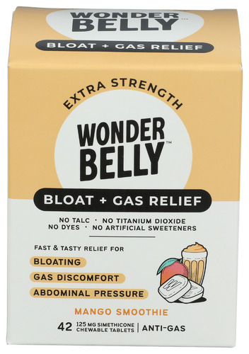 Wonderbelly Gas Bloat Relief Mango 42 Tb