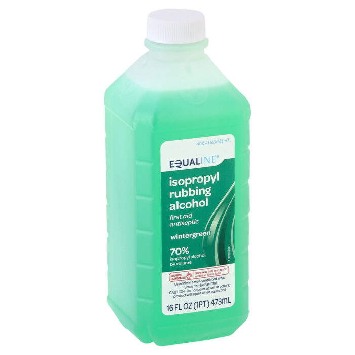 Equaline, Isopropyl Rubbing Alcohol Wintergreen, Case Of 12, 16 Fl Oz - Image 1
