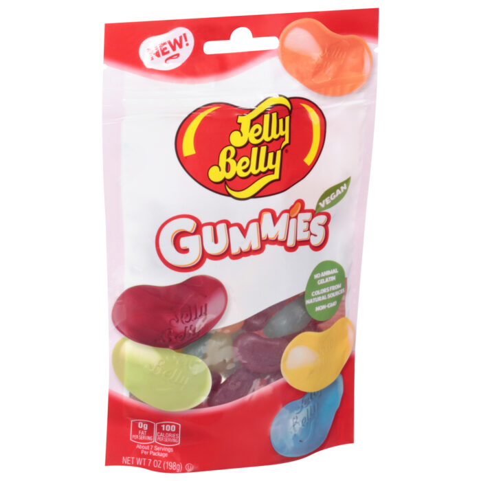 Jelly Belly, Assorted Vegan Gummies, Case Of 12, 7 Oz - Image 1