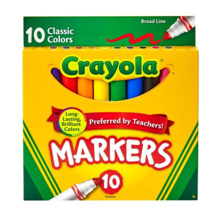 Crayola, Markers, Case Of 6, 10 Ct