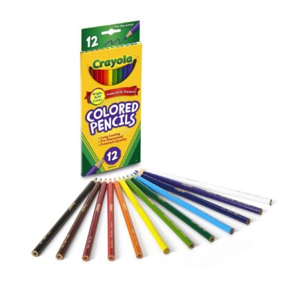 Binney Smith, Color Pencil Long Barrel Assorted, Pack Of 24, Case Of 6, 24 Ct