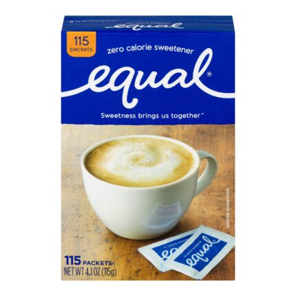 Equal, Sweetener Packets Zero Calories, Case Of 12, 115 Ct