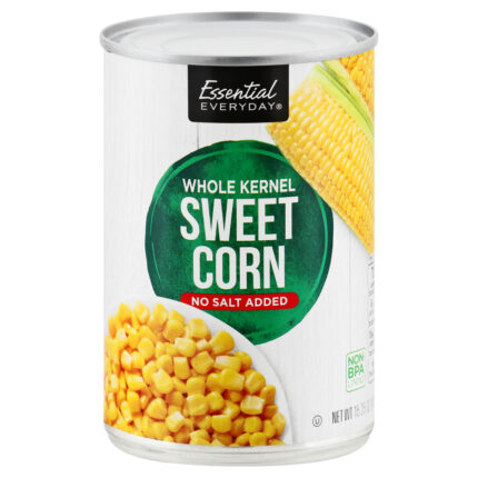 Essential Everyday, Whole Kernel Sweet Corn, Case Of 24, 15.25 Oz