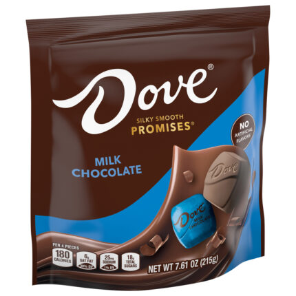 Dove, Promises Milk Chocolate Candy Bag, Case Of 8, 7.61 Oz