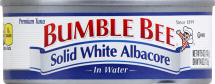 Bumble Bee, Solid White Tuna In Water, Case Of 48, 5 Oz