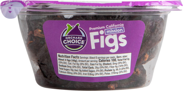 Orchard Choice, Premium California Mission Figs, Case Of 12, 8 Oz - Image 1